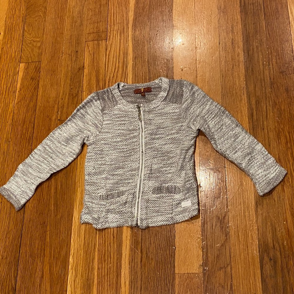 7 For All Mankind Infant Zip Up Sweater 24M